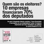 Quem são os eleitores? 10 empresas financiaram 70% dos deputados