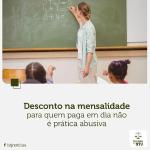 Terceira Turma julga válido desconto para quem paga mensalidade escolar em dia