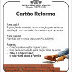 Cartão Reforma