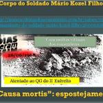 Terrorismo comunista explode soldado sentinela