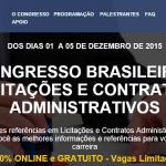 Congresso Brasileiro de Licitações e Contratos Administrativos
