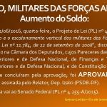 Militares das Forças Armadas: aumento do SOLDO!