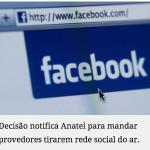 Juiz eleitoral de SC determina que Facebook fique fora do ar por 24 horas
