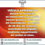 Restituição de Veículo Apreendido