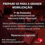 Dia nacional da mobilização pela advocacia pública municipal