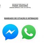 Juízes assinam portaria que autoriza a citação virtual sem efeitos de revelia, através dos aplicativos Whatsapp e Messenger