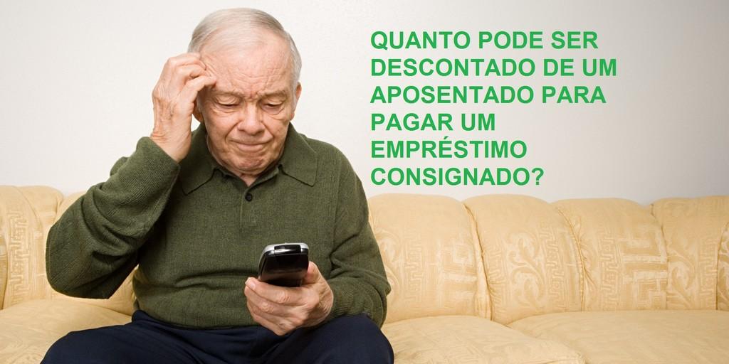Quanto pode ser descontado de um aposentado para pagar um 