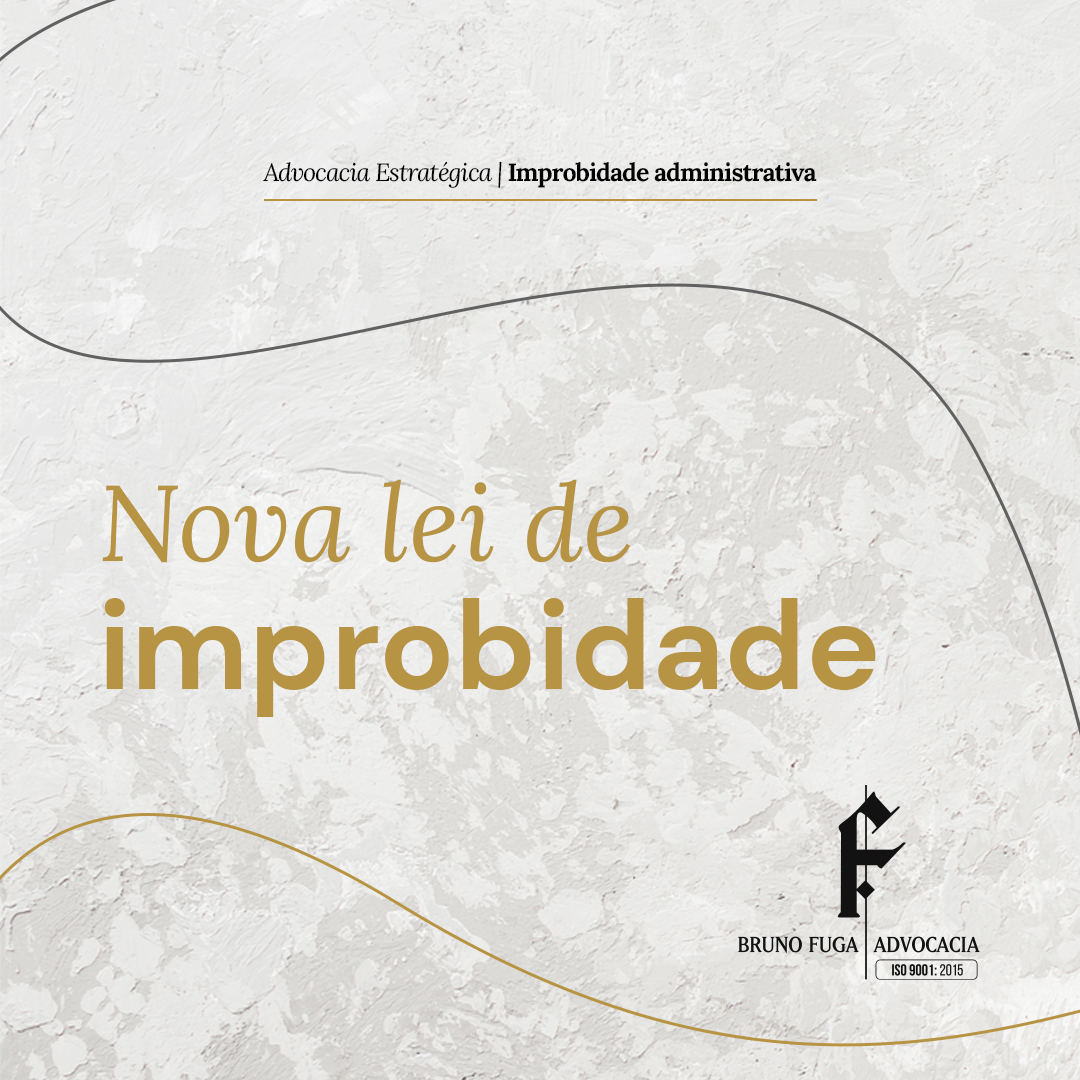 Nova lei de improbidade | Jusbrasil