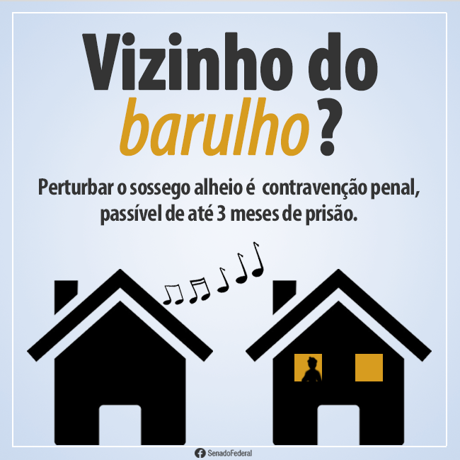 Inaplicabilidade da Perturbação do Sossego no caso concreto. Art. 42 ...