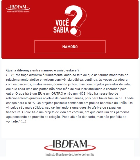 Forma de pedir em namoro