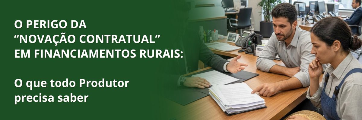 Endividamento Rural: o perigo da Novação Contratual em Financiamentos ...