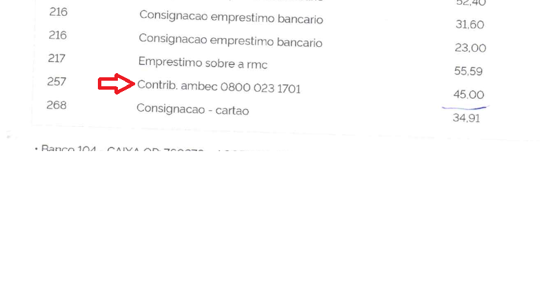 Contrib. ambec 0800 023 1701 | Jusbrasil