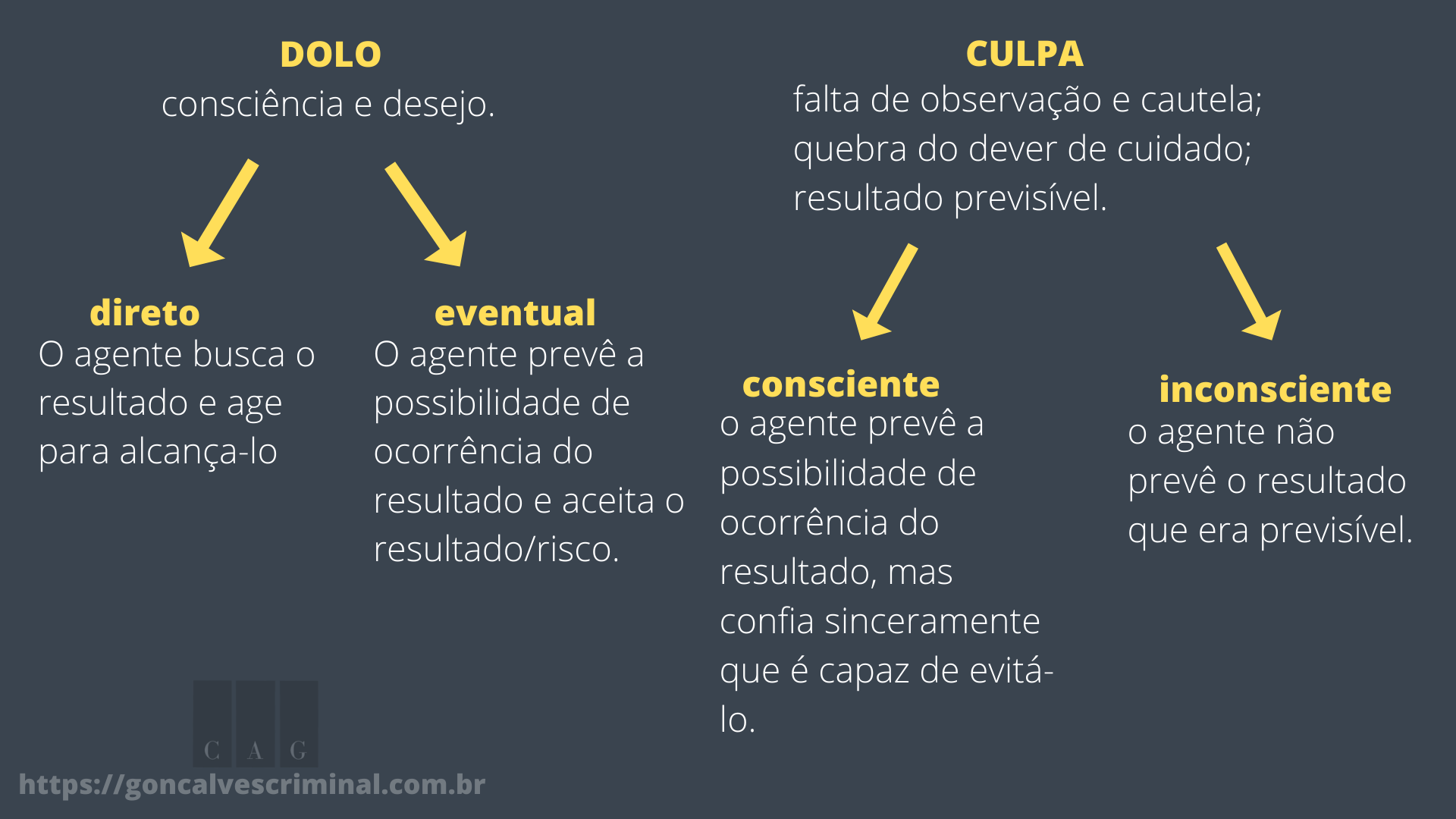 Crime Doloso X Crime Culposo