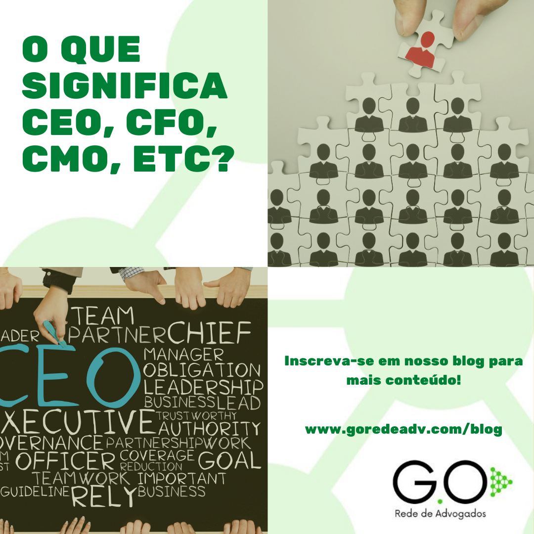 O que significa ceo cfo cmo etc 