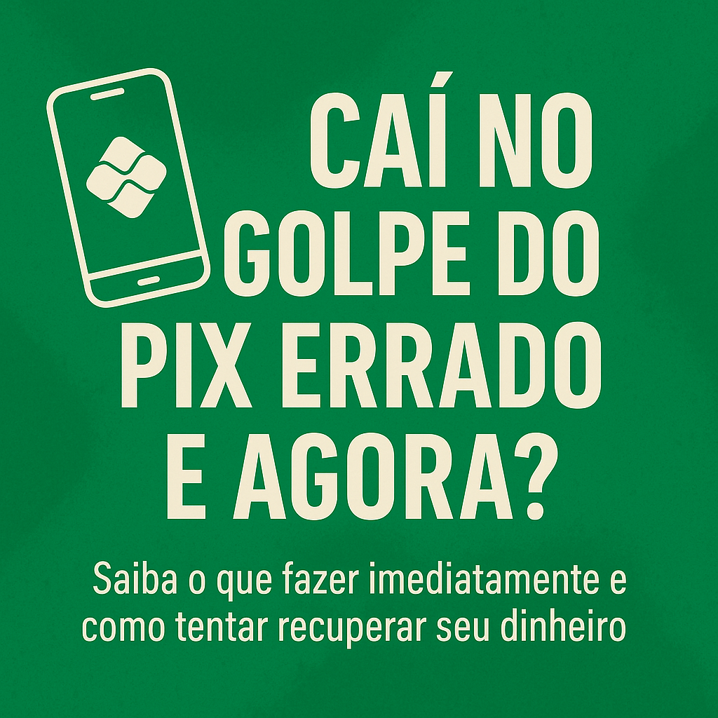 Cai no Golpe do Pix Errado e agora? (2026) | Jusbrasil