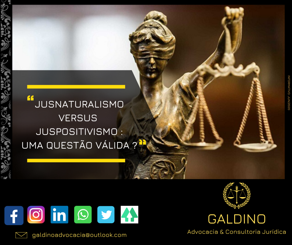 Jusnaturalismo Versus Juspositivismo : | Jusbrasil