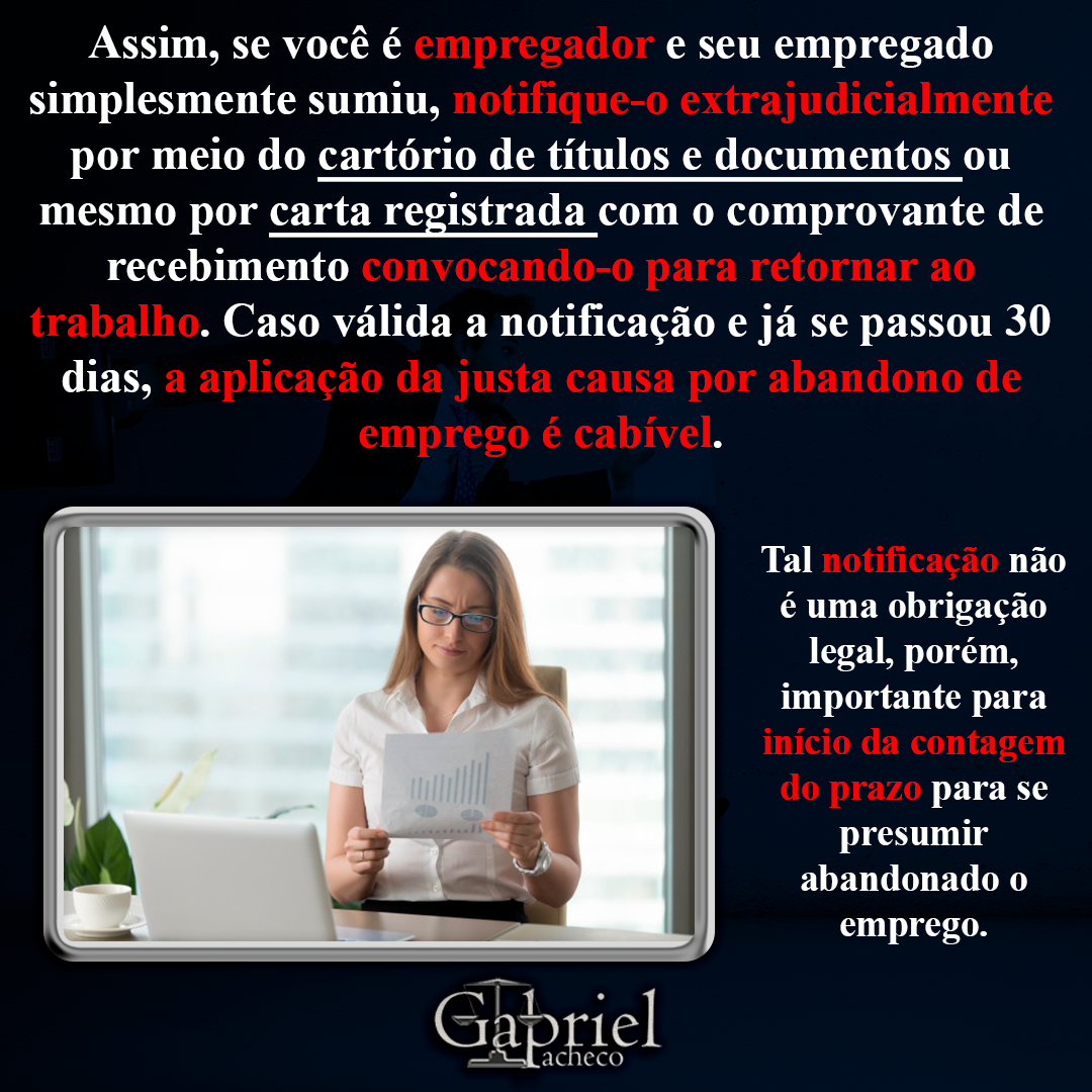 Série: Dispensa por Justa Causa – Abandono de emprego | Jusbrasil