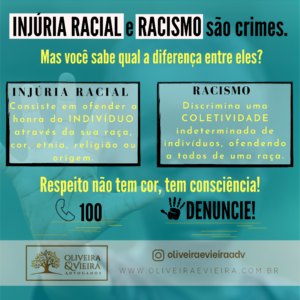 Você sabe diferenciar Injúria racial e Racismo? | Jusbrasil