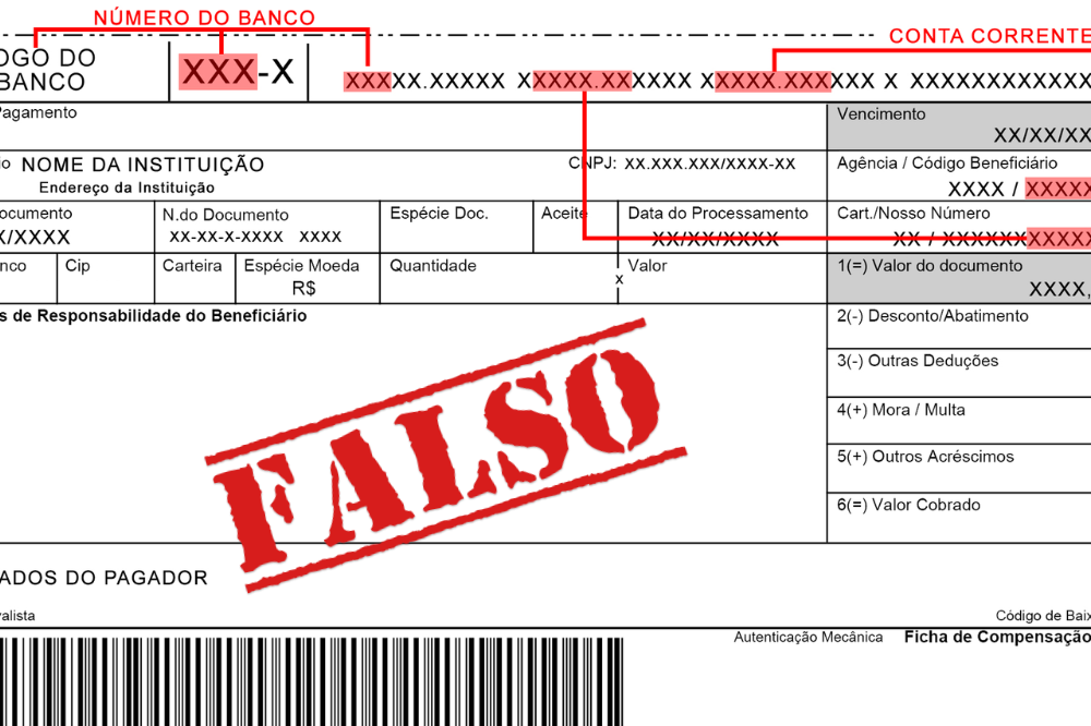 CUIDADO COM OS BOLETOS QUE VOC PAGA Alerta de Golpe Fonseca e Souza Domingos