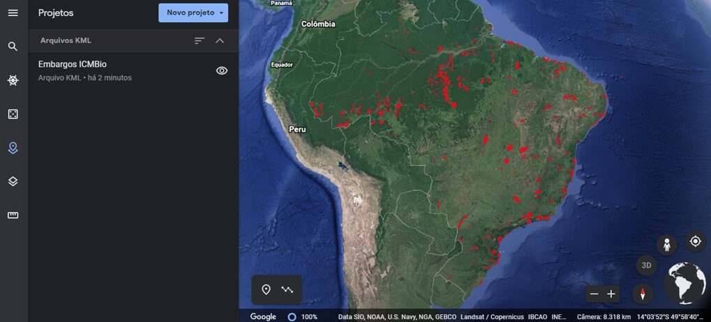 Como consultar um embargo do ICMBio
