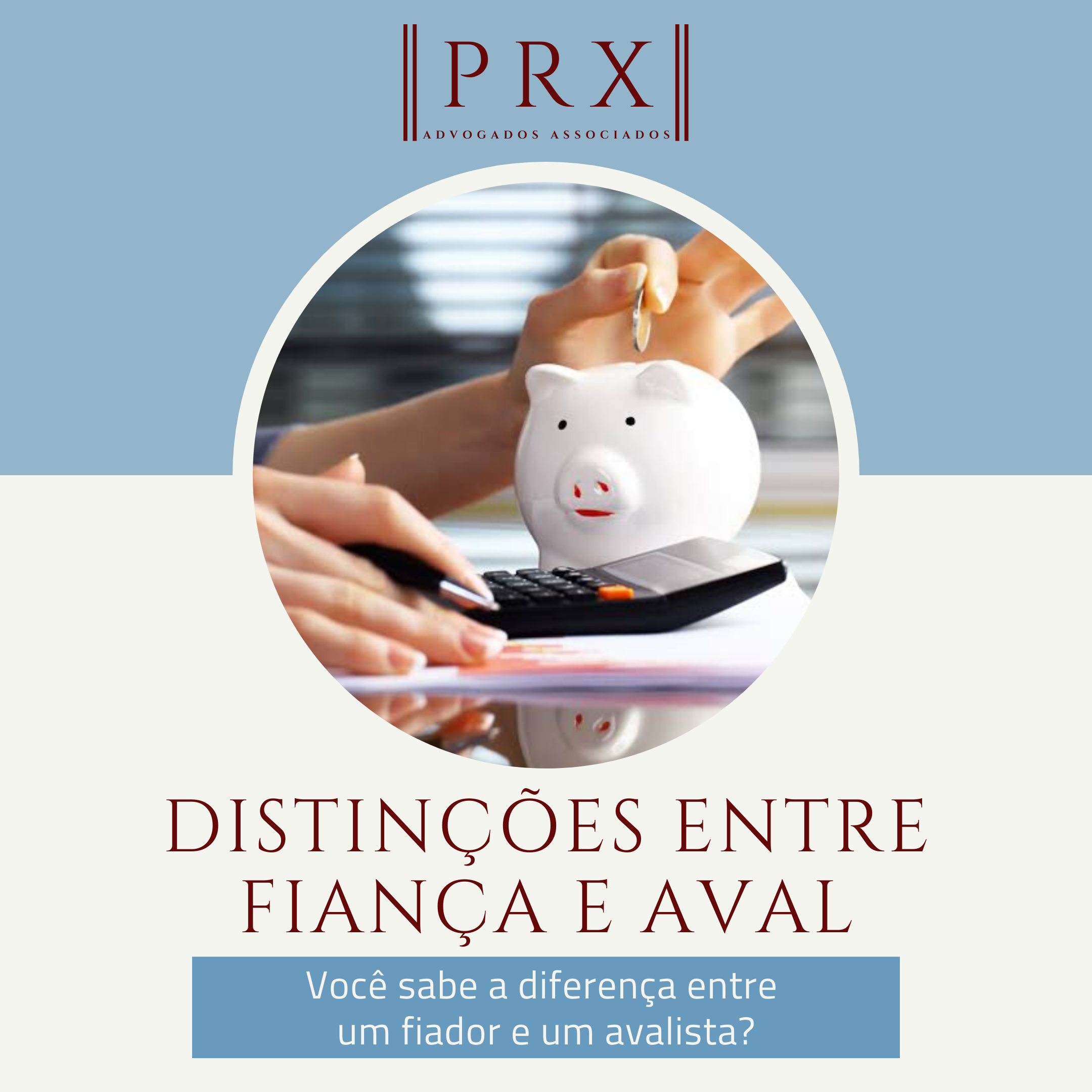 Distinções entre Fiança e Aval