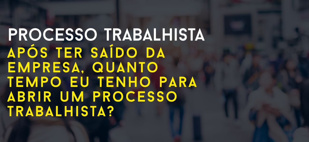 Após ter saído da empresa, quanto tempo eu tenho para 