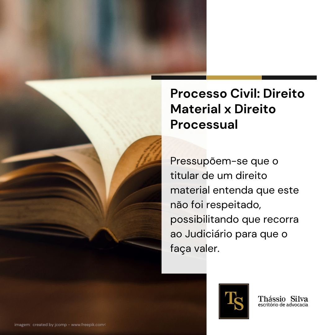 Direito Material x Direito Processual | Jusbrasil