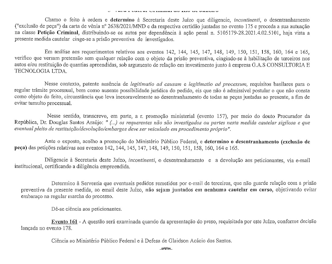 Rafael Portugal e a esposa conseguiram Arresto de R$ 1.400.000,00 milhões  contra o 
