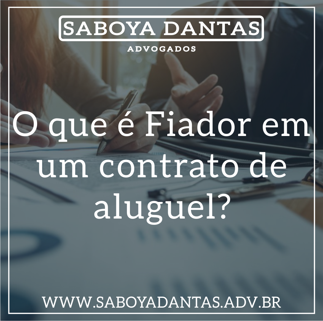 O que é Fiador? | Jusbrasil