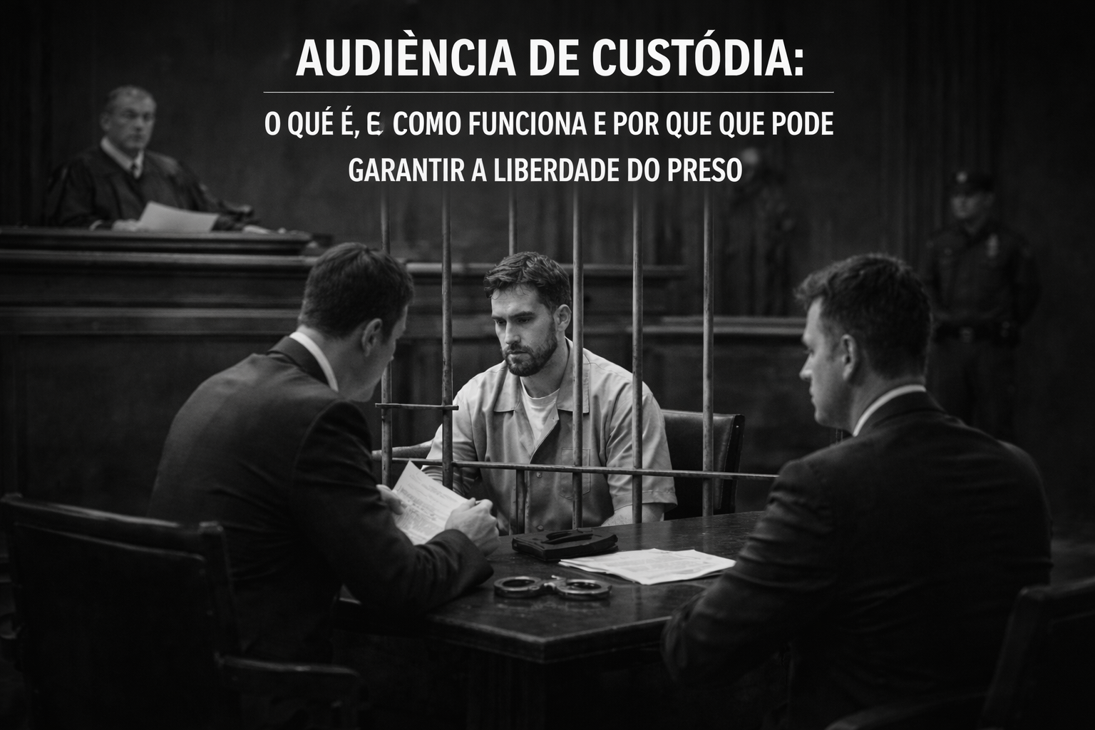 Audiência de custódia: o que é, como funciona e por que ela pode ...
