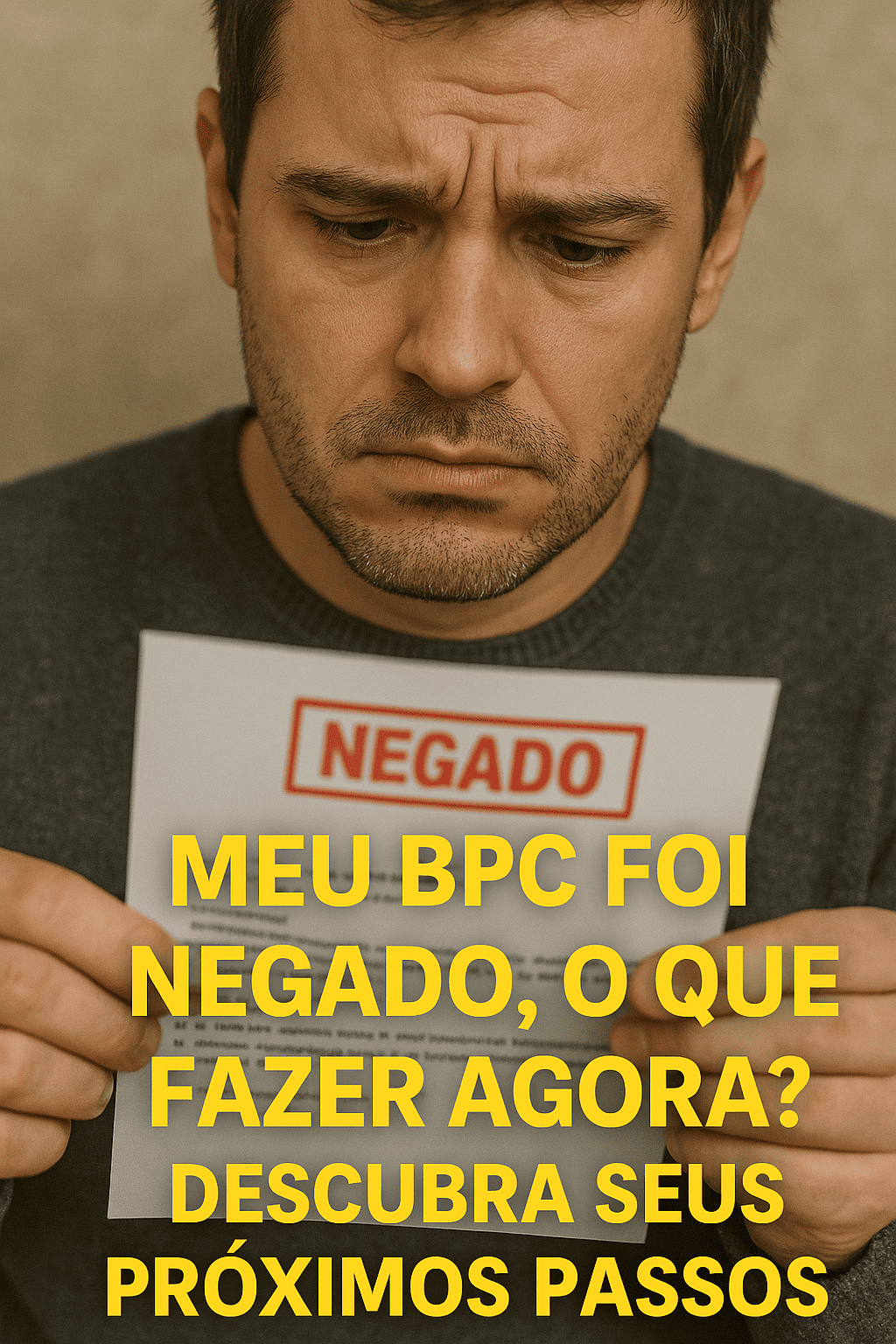 Meu BPC Foi Negado, o Que Fazer Agora? Descubra Seus Próximos Passos ...
