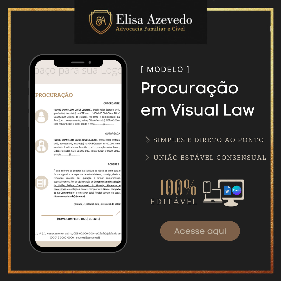 [Modelo] Procuração em Visual Law - Dissolução de União Estável | Jusbrasil