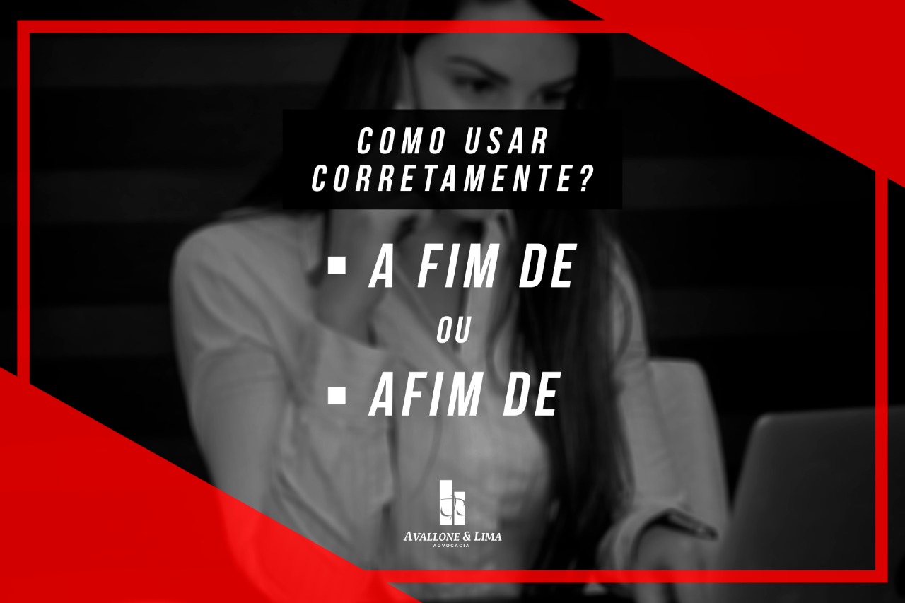 Como usar corretamente: "afim de" ou "a fim de"? | Jusbrasil