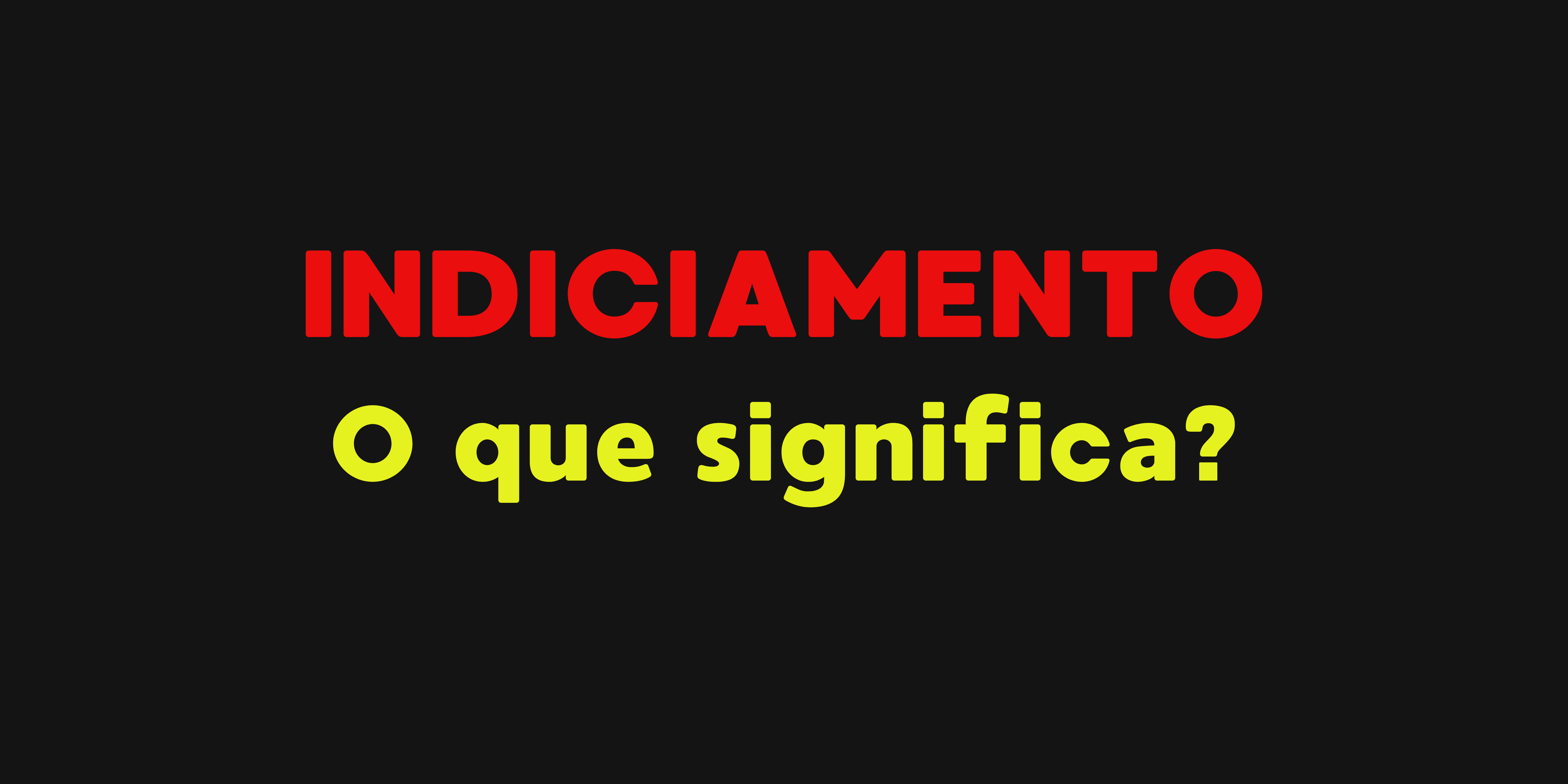 Indiciamento: O Primeiro Passo na Investigação Criminal | Jusbrasil