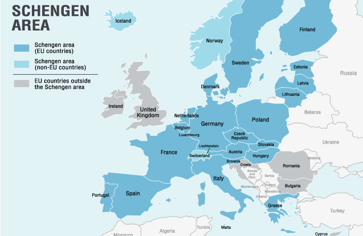 Saiba como o Tratado de Schengen facilita sua visita em vários lugares ...