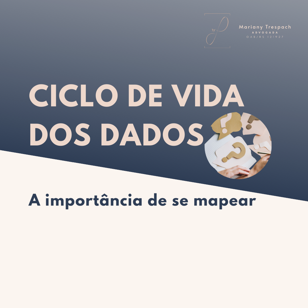 Importância de se realizar o mapeamento do ciclo de vida dos dados ...