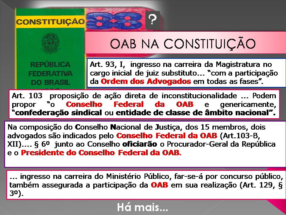 Liste As Principais Características Da Constituição Brasileira De 1988