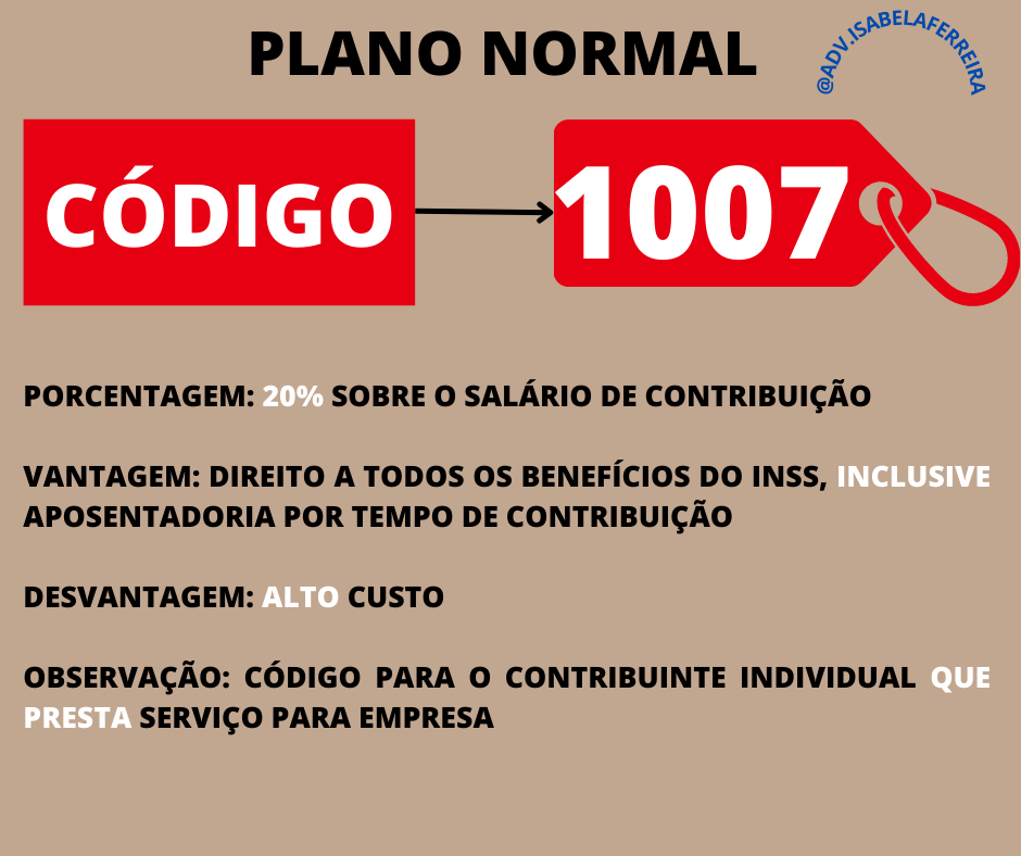 Códigos do INSS para os Contribuintes Individuais | Jusbrasil