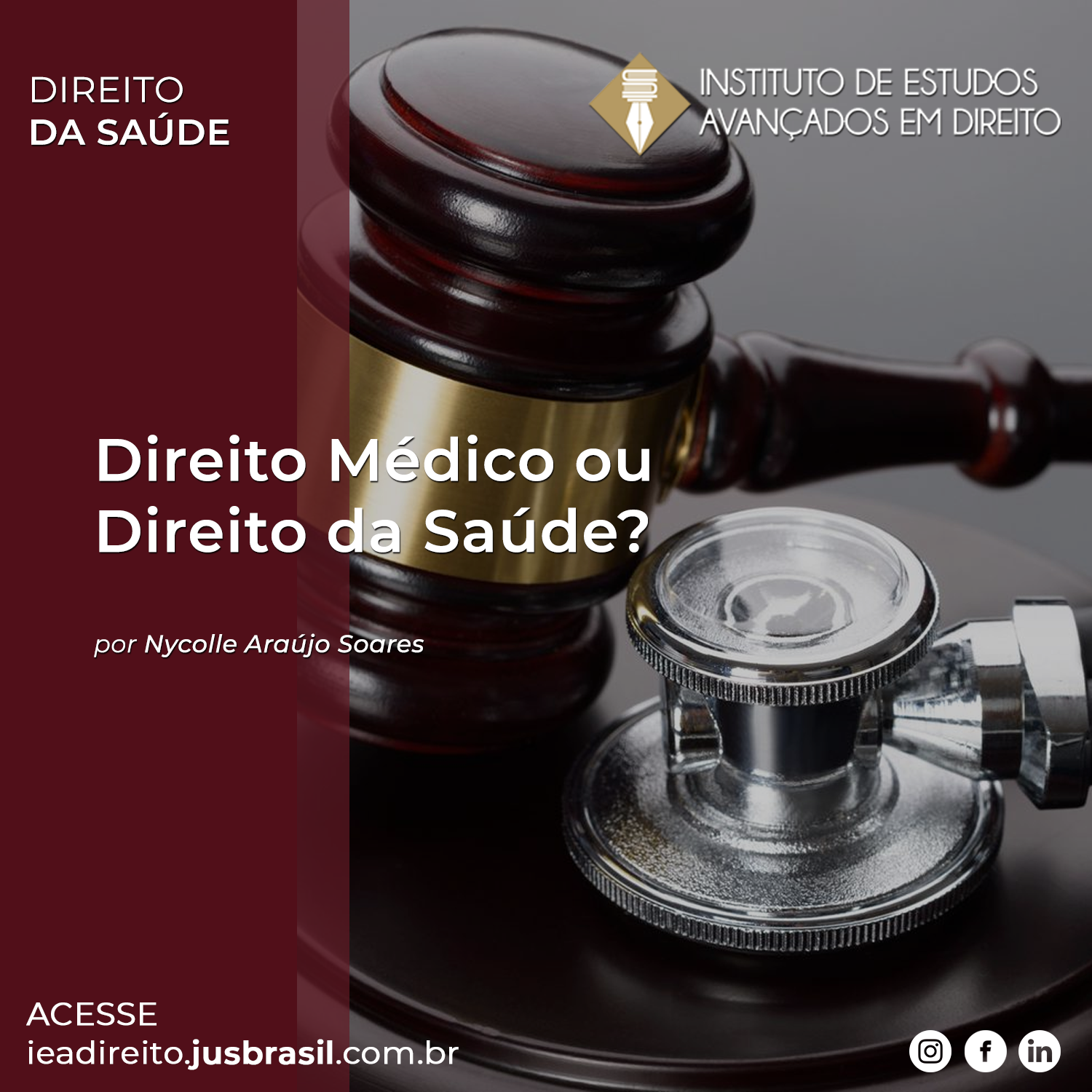 Direito Médico ou Direito da Saúde? | Jusbrasil