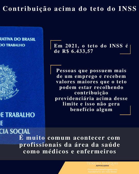 Contribuição acima do teto do INSS | Jusbrasil
